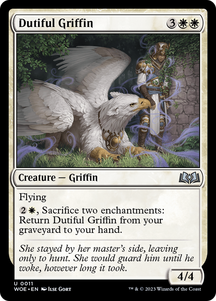 Dutiful Griffin [Wilds of Eldraine] | Grognard Games