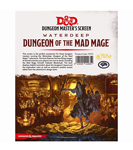 Gale Force Nine Dungeon of The Mad Mage - DM Screen | Grognard Games