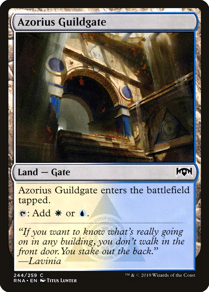 Azorius Guildgate (244/259) [Ravnica Allegiance] | Grognard Games