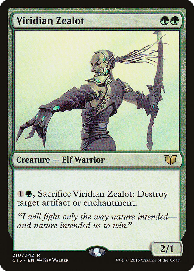 Viridian Zealot [Commander 2015] | Grognard Games