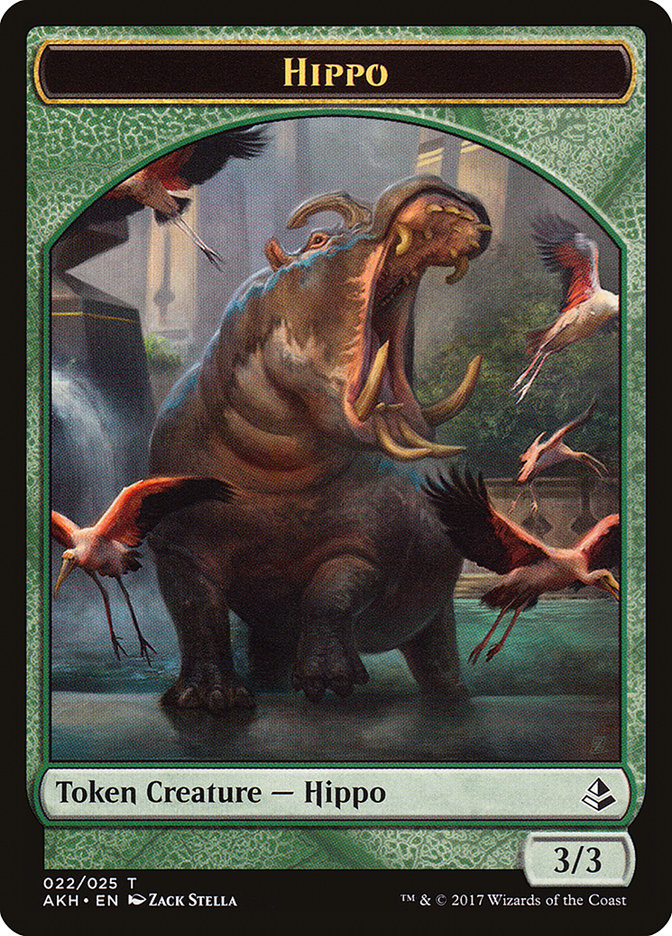 Hippo [Amonkhet Tokens] | Grognard Games