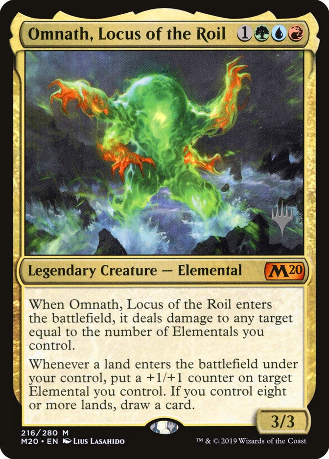 Omnath, Locus of the Roil (Promo Pack) [Core Set 2020 Promos] | Grognard Games