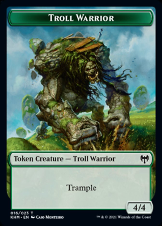 Troll Warrior [Kaldheim Tokens] | Grognard Games