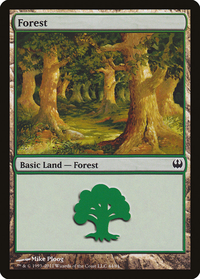 Forest (44) [Duel Decks: Knights vs. Dragons] | Grognard Games