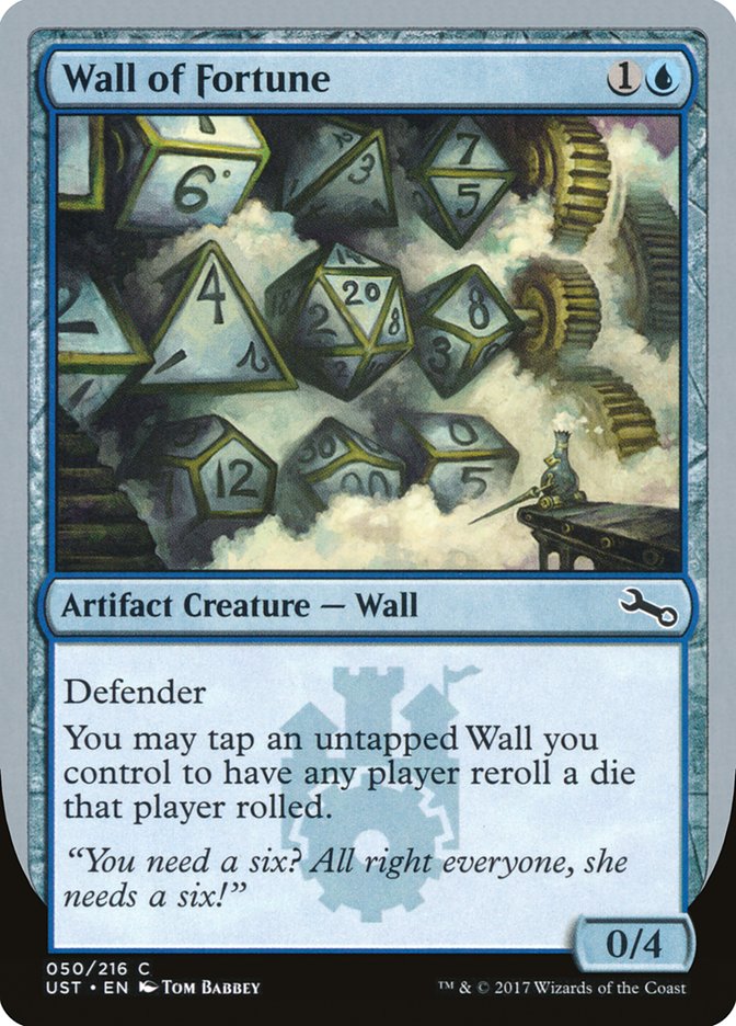 Wall of Fortune [Unstable] | Grognard Games