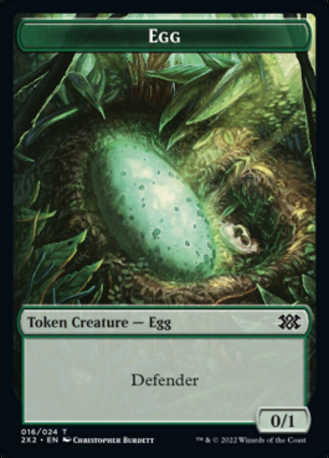 Egg // Eldrazi Scion Double-sided Token [Double Masters 2022 Tokens] | Grognard Games