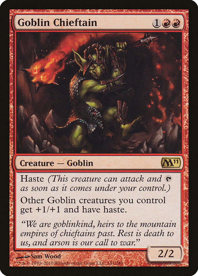 Goblin Chieftain [Magic 2011] | Grognard Games