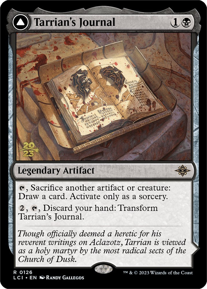 Tarrian's Journal // The Tomb of Aclazotz [The Lost Caverns of Ixalan Prerelease Cards] | Grognard Games