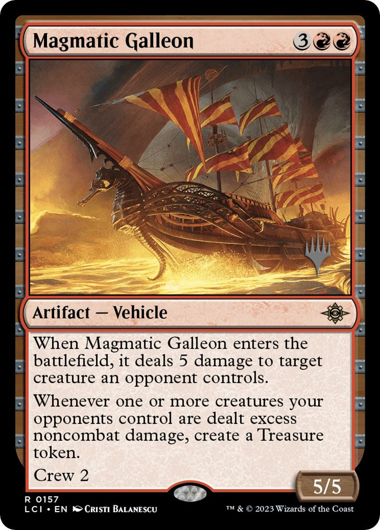 Magmatic Galleon (Promo Pack) [The Lost Caverns of Ixalan Promos] | Grognard Games