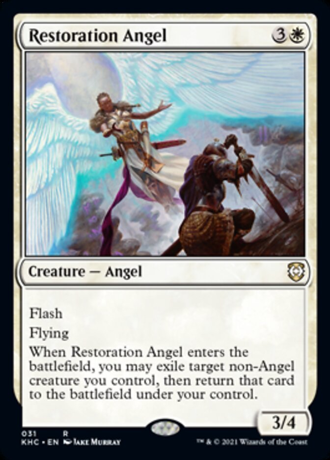 Restoration Angel [Kaldheim Commander] | Grognard Games