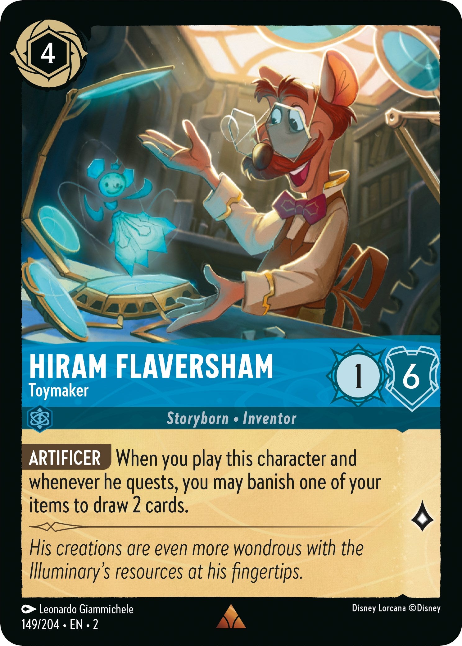 Hiram Flaversham - Toymaker (149/204) [Rise of the Floodborn] | Grognard Games