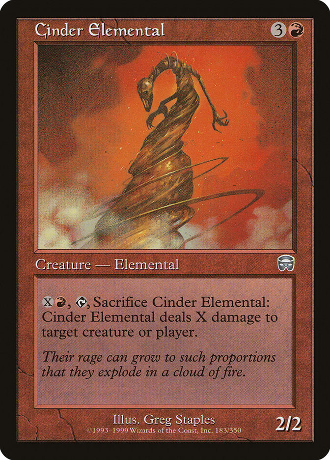 Cinder Elemental [Mercadian Masques] | Grognard Games