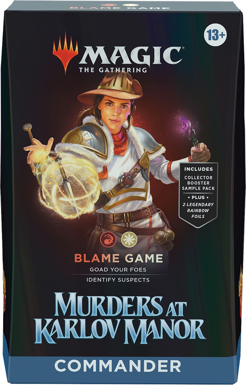 Murders at Karlov Manor - Commander Deck (Blame Game) | Grognard Games