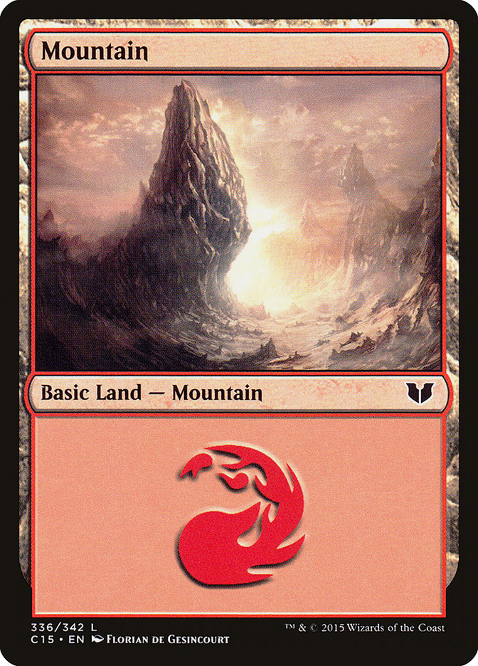 Mountain (336) [Commander 2015] | Grognard Games