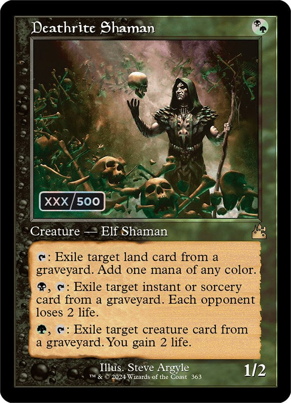 Deathrite Shaman (Retro) (Serialized) [Ravnica Remastered] | Grognard Games