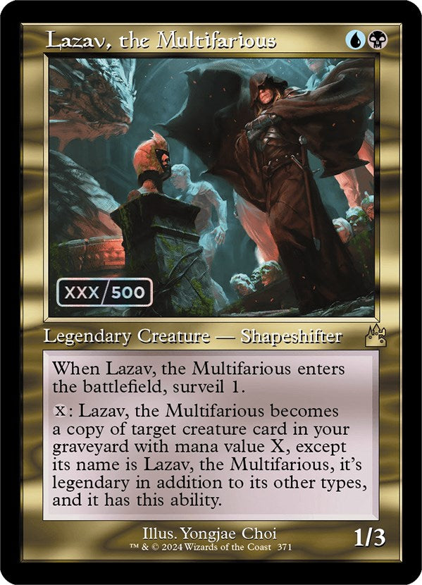 Lazav, the Multifarious (Retro) (Serialized) [Ravnica Remastered] | Grognard Games