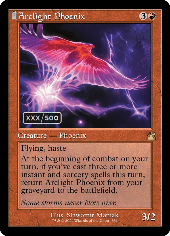 Arclight Phoenix (Retro) (Serialized) [Ravnica Remastered] | Grognard Games
