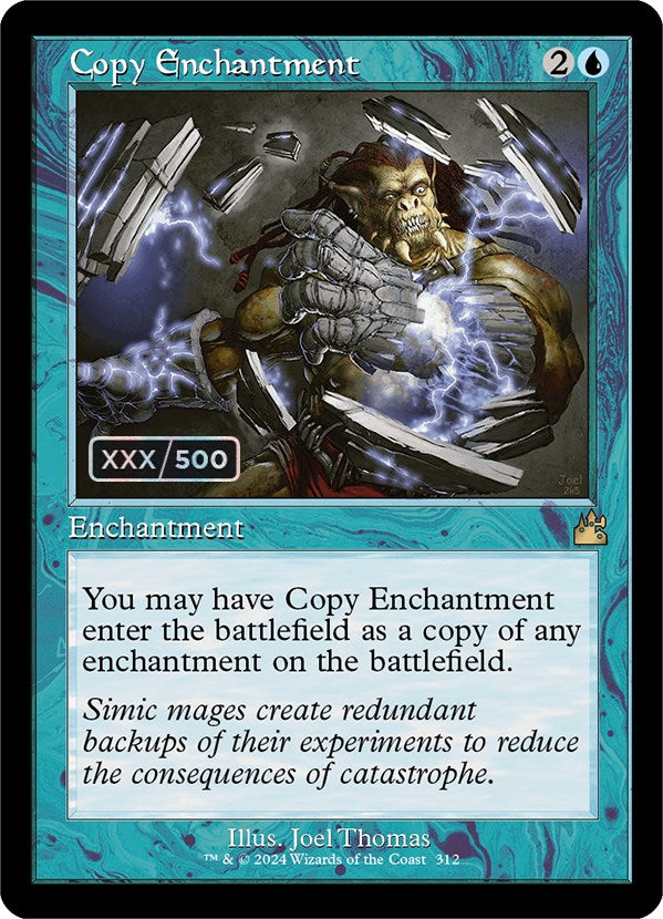 Copy Enchantment (Retro) (Serialized) [Ravnica Remastered] | Grognard Games