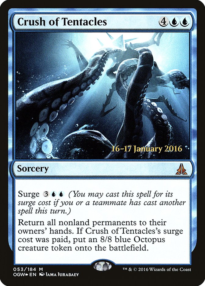 Crush of Tentacles [Oath of the Gatewatch Prerelease Promos] | Grognard Games