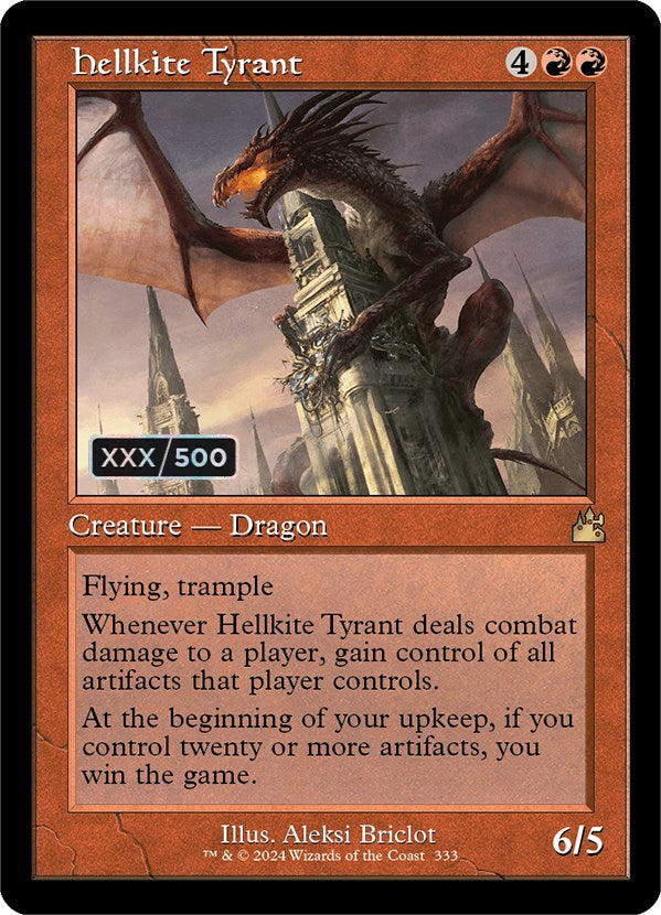 Hellkite Tyrant (Retro) (Serialized) [Ravnica Remastered] | Grognard Games