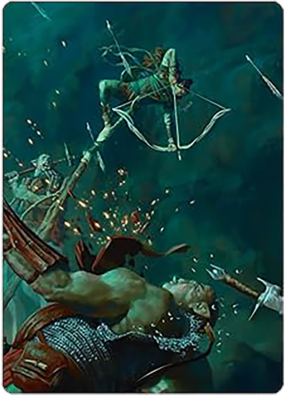 Legolas's Quick Reflexes Art Card [The Lord of the Rings: Tales of Middle-earth Art Series] | Grognard Games
