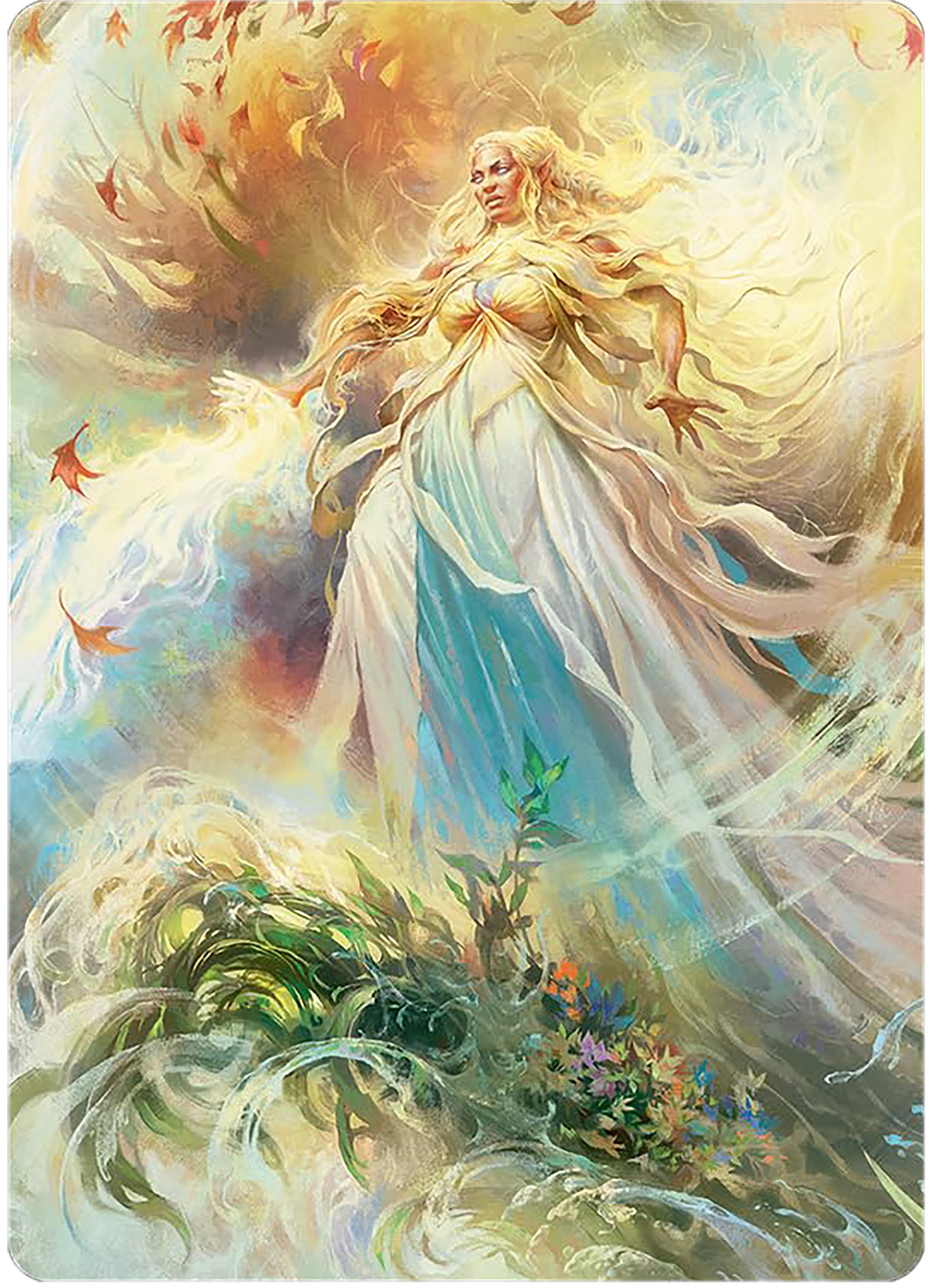 Galadriel, Light of Valinor Art Card [The Lord of the Rings: Tales of Middle-earth Art Series] | Grognard Games
