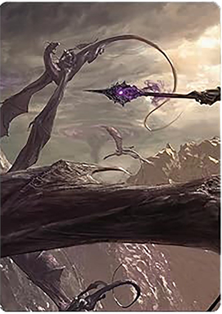 Nazgul Battle-Mace Art Card [The Lord of the Rings: Tales of Middle-earth Art Series] | Grognard Games