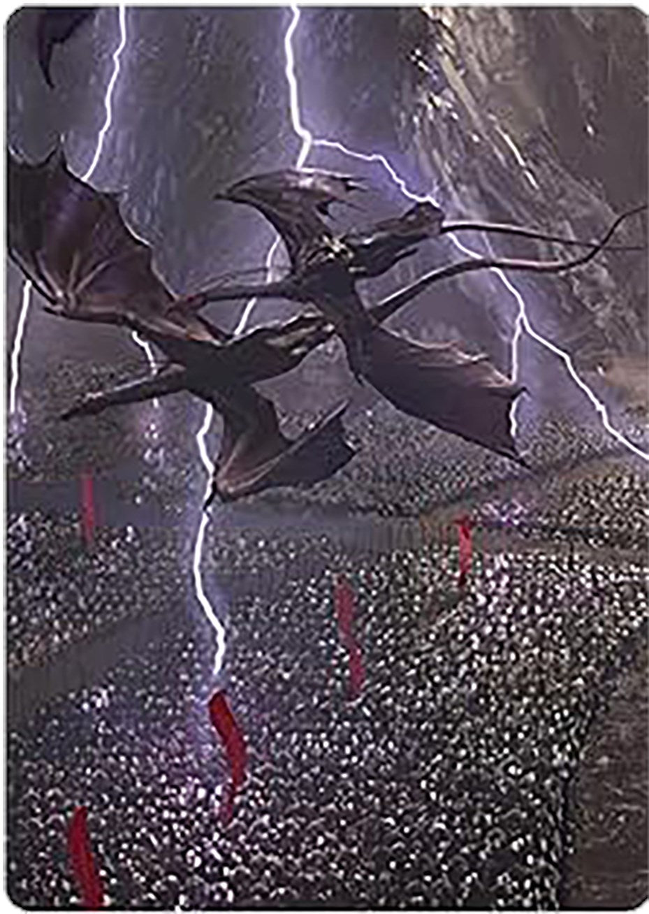 Mordor on the March Art Card [The Lord of the Rings: Tales of Middle-earth Art Series] | Grognard Games