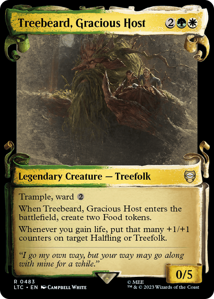 Treebeard, Gracious Host [The Lord of the Rings: Tales of Middle-Earth Commander Showcase Scrolls] | Grognard Games