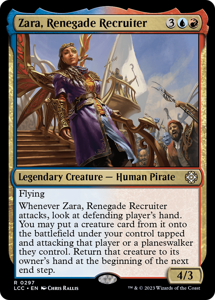 Zara, Renegade Recruiter [The Lost Caverns of Ixalan Commander] | Grognard Games