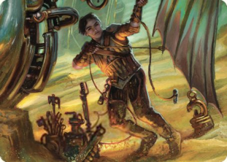 Mishra, Excavation Prodigy Art Card [The Brothers' War Art Series] | Grognard Games