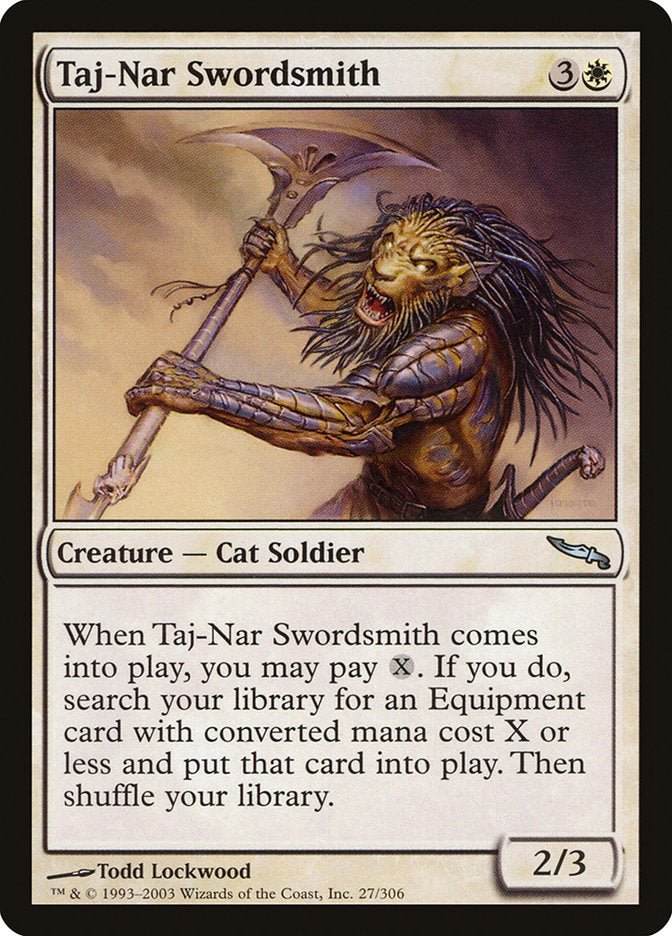 Taj-Nar Swordsmith [Mirrodin] | Grognard Games