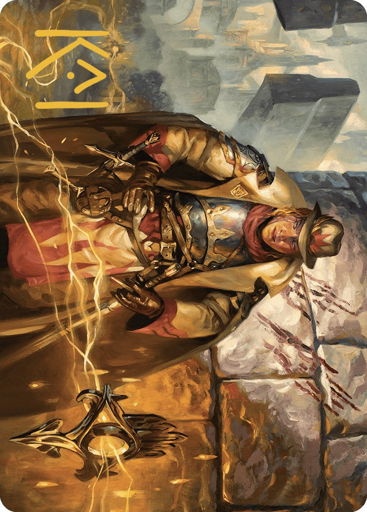 Tenth District Hero Art Card (Gold-Stamped Signature) [Murders at Karlov Manor Art Series] | Grognard Games