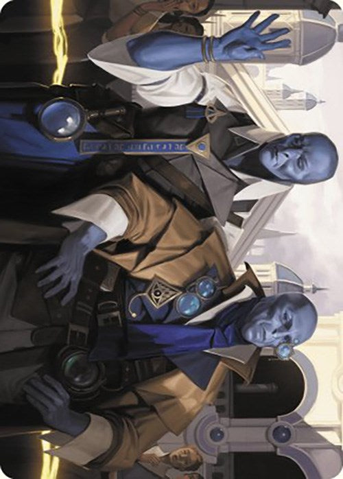 Hotshot Investigators Art Card [Murders at Karlov Manor Art Series] | Grognard Games
