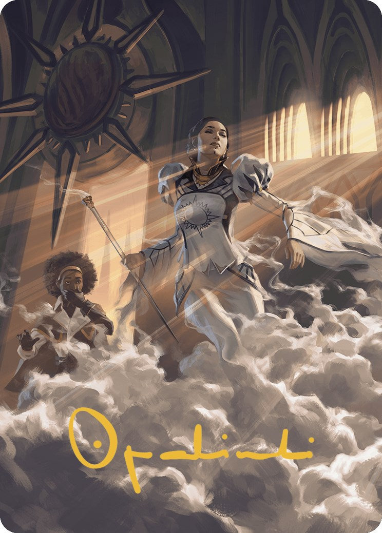 Call a Surprise Witness Art Card (Gold-Stamped Signature) [Murders at Karlov Manor Art Series] | Grognard Games