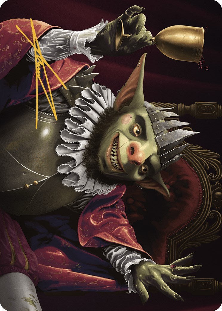 Krenko, Baron of Tin Street Art Card (Gold-Stamped Signature) [Murders at Karlov Manor Art Series] | Grognard Games