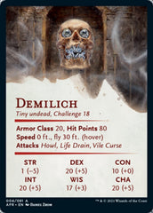 Demilich Art Card [Dungeons & Dragons: Adventures in the Forgotten Realms Art Series] | Grognard Games