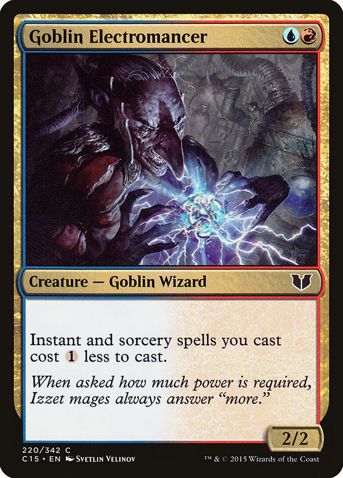 Goblin Electromancer [Commander 2015] | Grognard Games