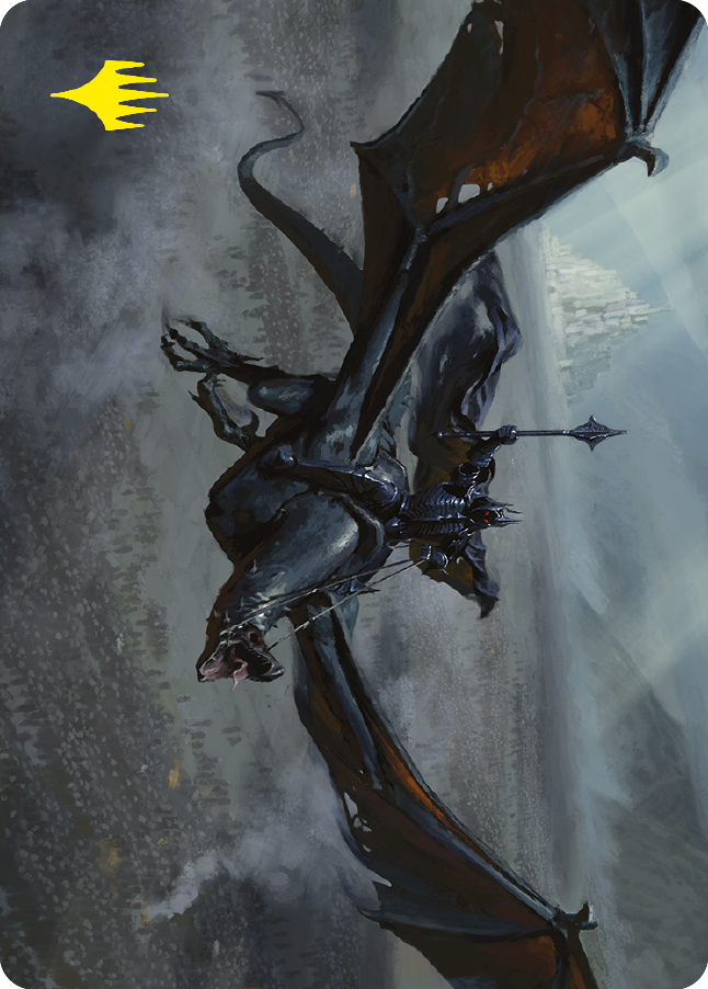 Lord of the Nazgul Art Card (Gold-Stamped Signature) [The Lord of the Rings: Tales of Middle-earth Art Series] | Grognard Games