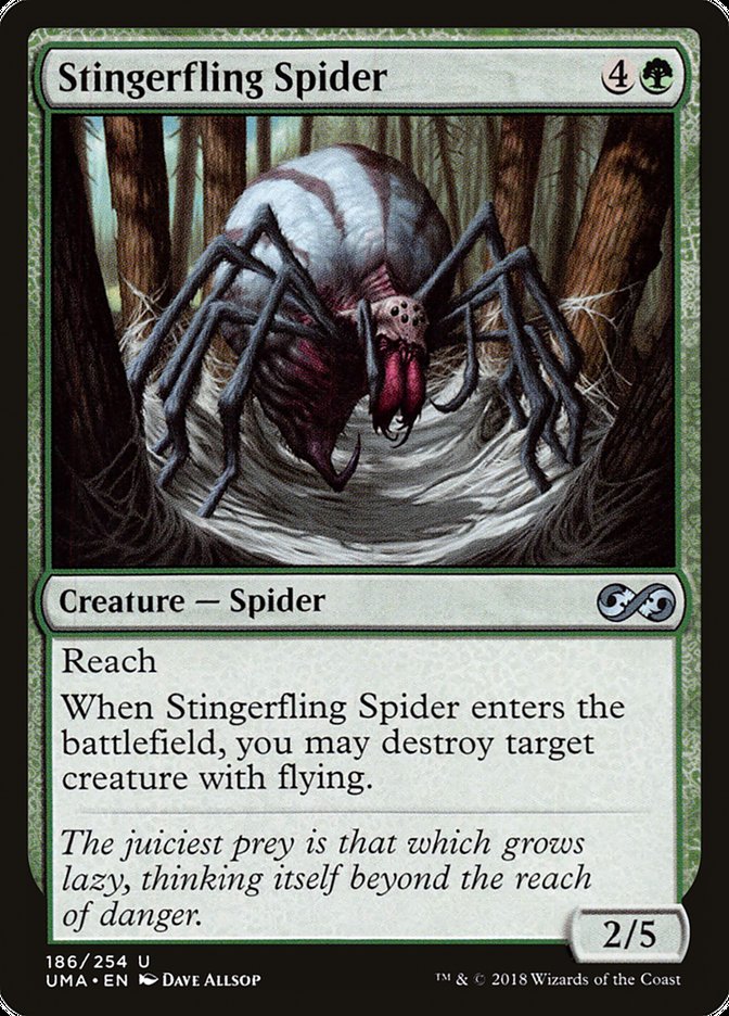 Stingerfling Spider [Ultimate Masters] | Grognard Games