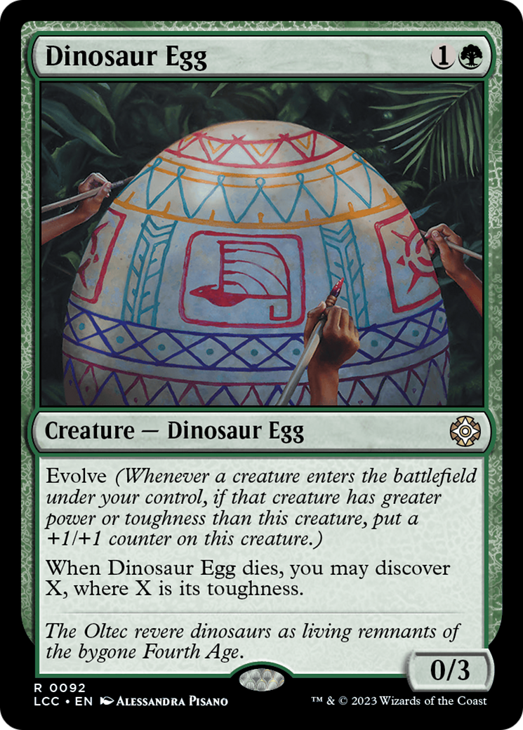 Dinosaur Egg [The Lost Caverns of Ixalan Commander] | Grognard Games