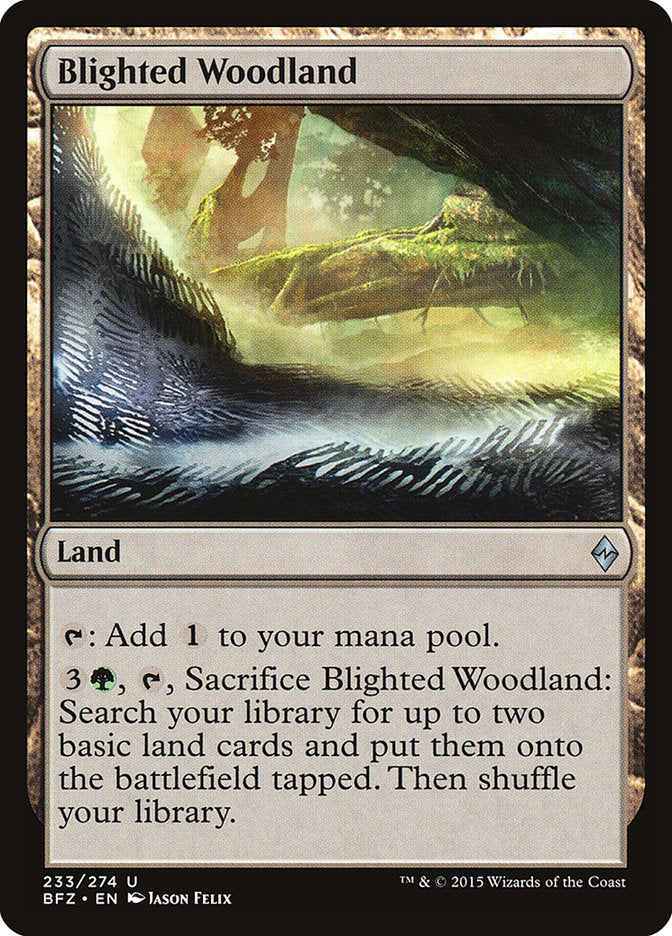Blighted Woodland [Battle for Zendikar] | Grognard Games