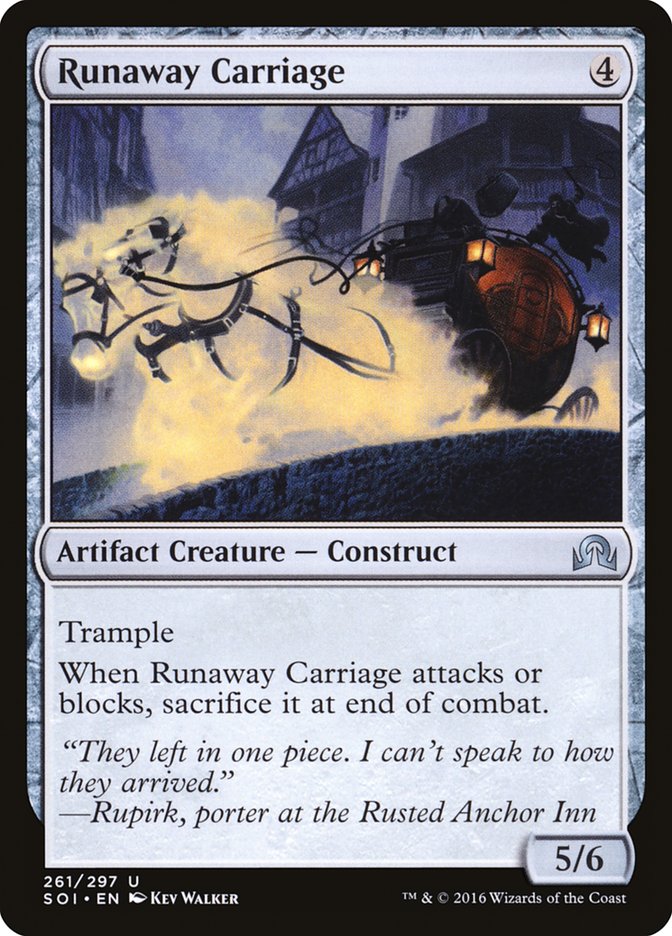 Runaway Carriage [Shadows over Innistrad] | Grognard Games