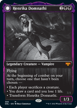 Henrika Domnathi // Henrika, Infernal Seer [Innistrad: Double Feature] | Grognard Games