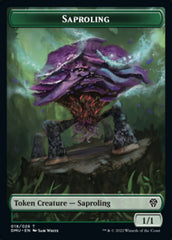 Saproling // Elemental Double-sided Token [Dominaria United Tokens] | Grognard Games