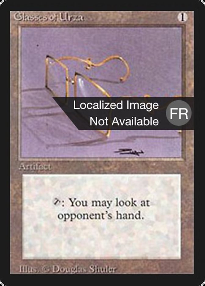 Glasses of Urza [Foreign Black Border] | Grognard Games