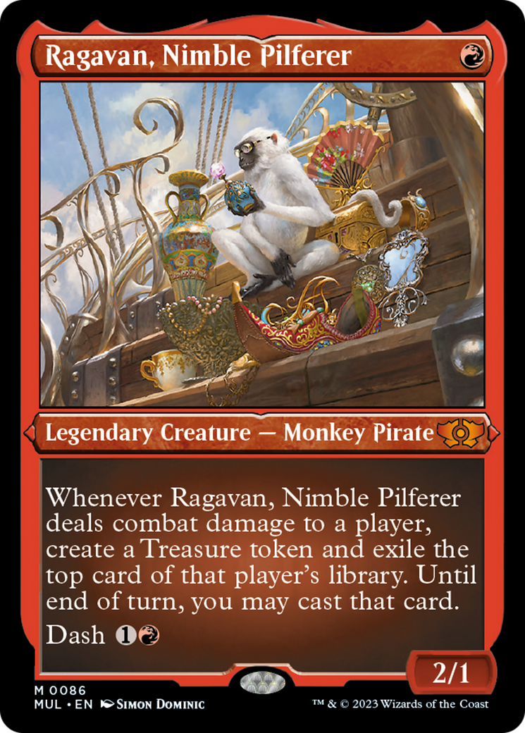 Ragavan, Nimble Pilferer (Foil Etched) [Multiverse Legends] | Grognard Games