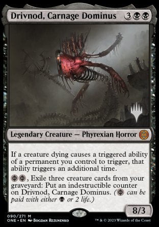 Drivnod, Carnage Dominus (Promo Pack) [Phyrexia: All Will Be One Promos] | Grognard Games