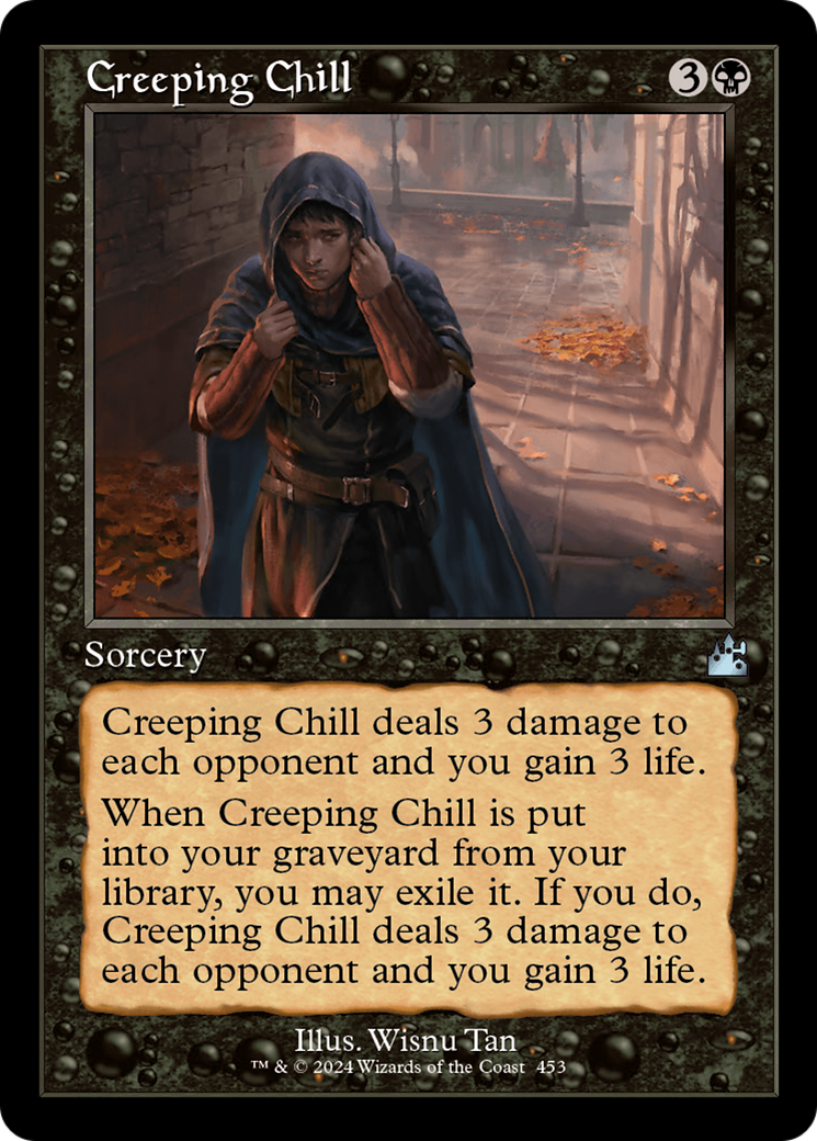 Creeping Chill (Retro Frame) [Ravnica Remastered] | Grognard Games