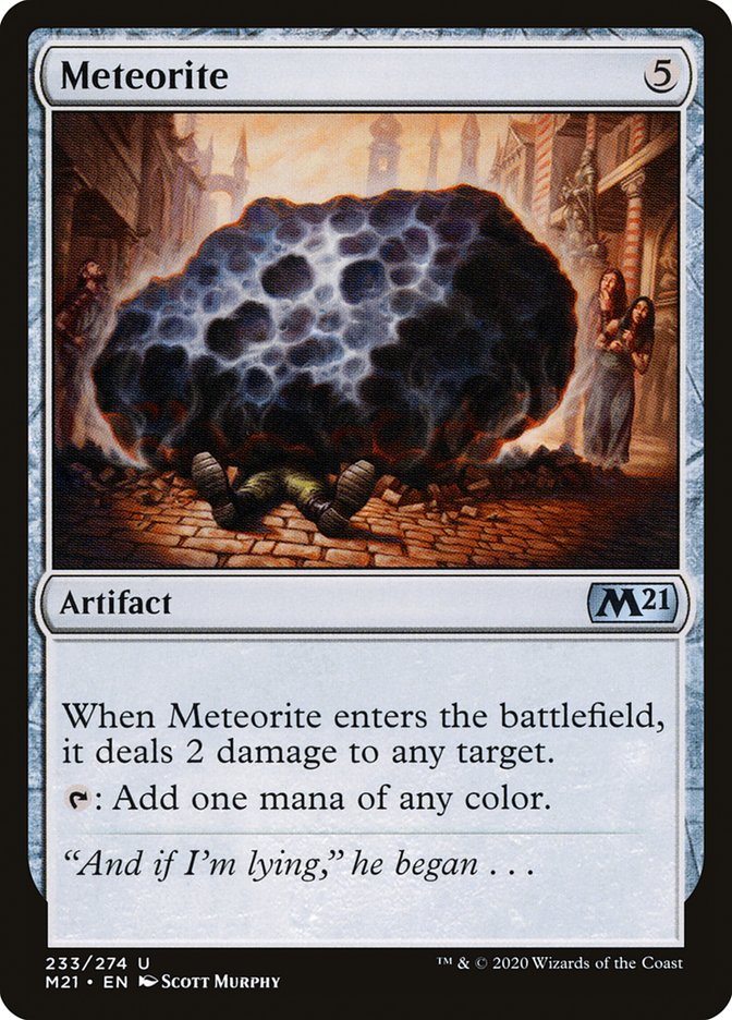 Meteorite [Core Set 2021] | Grognard Games